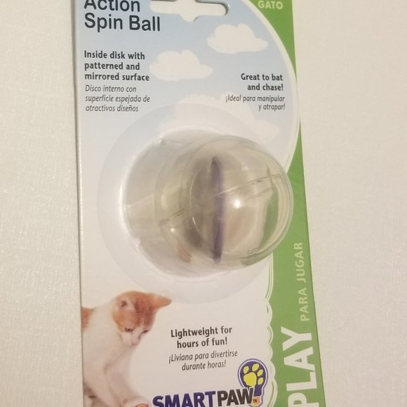 NWOT cat toy duo- eyecatching mirrored ball and beautiful ball track - Picture 5 of 7